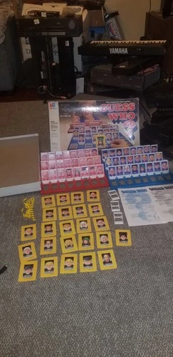 1987 GUESS WHO MYSTERY FACE board GAME MILTON BRADLEY 