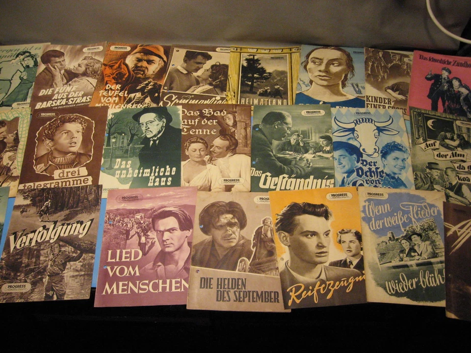 100 Stück DDR Filmprogramme Defa,Progress Filme u.a.  1960.Jahre-Schauspieler - Bild 2 von 4