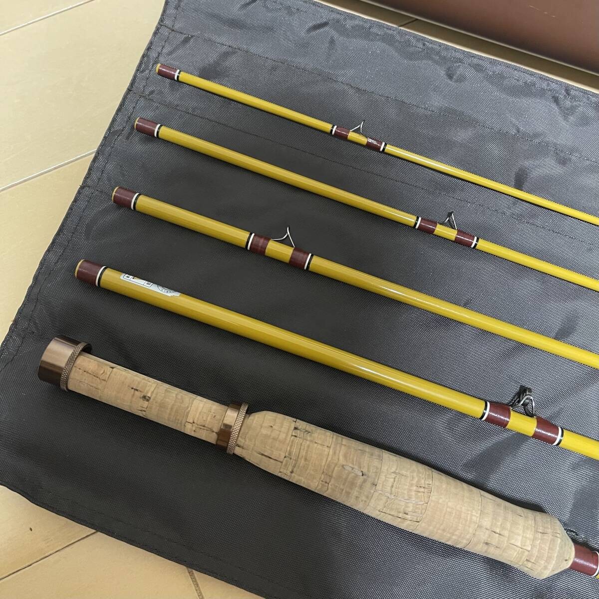 ロッド Fenwick FF663-5 J 6'6'' #3 line Fenwick Yellow Grass FF663-3J 6ft 6in #3 3pc Fly Rod/Free