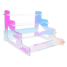 Iridescent Acrylic Display Risers Stand for Perfume Organizer Figure Display ...