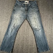 Levis 527 Jeans Mens 32x30 Blue Boot Cut Medium Wash Denim Pants Casual