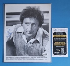 GENE WILDER SIGNED ORIGINAL VINTAGE 8X10 PROMO PHOTO JSA COA psa bas Willy Wonka