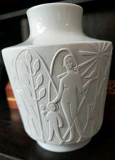 Edelstein Bavaria Made in Germany Vase Weiß