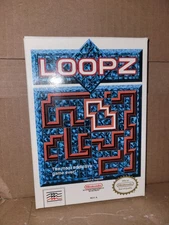 Loopz (Nintendo Entertainment System) Nes Game Complete CIB box + manual loops ➿