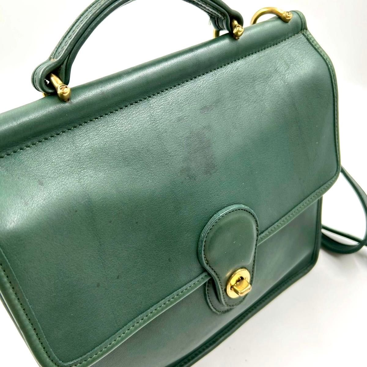 Vintage Coach 9927 2way Shoulder Bag Willis Bag Turn Lock