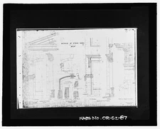 87. Working Drawing, U.S. Court House & Post Office, Portland, OR., Details