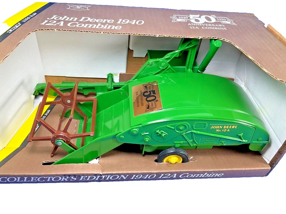 1991 ERTL, John Deere 1940 12A Combine, 1/16, 50th Ann. Collector's Edition, NIB - Image 2 of 4