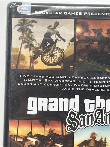 GTA San Andreas PS2 sigillato prima stampa RARO - Foto 22 di 24