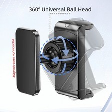 Recyclable Phone Clamp Adjustable for 17mm Ball Head Mounts Use with Live
