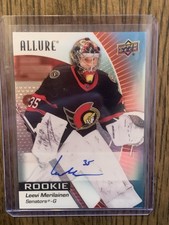 2023-24 Upper Deck Allure - Rookies Leevi Merilainen #130 Red Rainbow Autographs