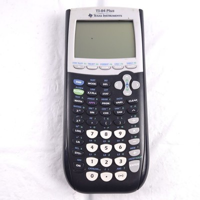 Texas Instruments TI-84 Plus Graphing Calculator Tested Works Read No Cover