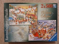 ravensburger jigsaw puzzles 2 x 500 pieces used and complete