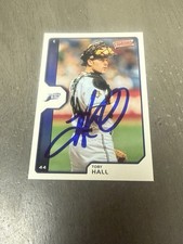 Toby Hall Signed Autographed 2002 Victory #65 Tampa Bay Devil Rays A