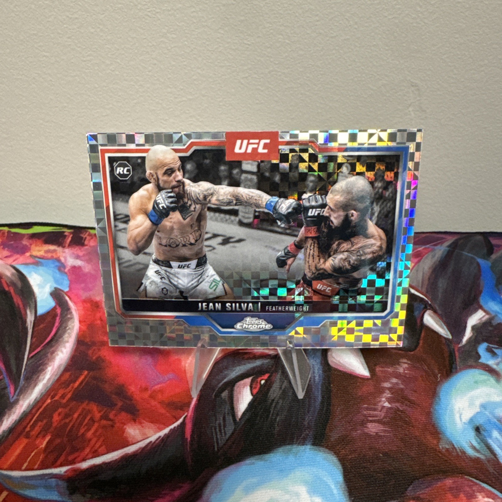 Jean Silva 2025 Topps Chrome UFC X-Fractor (RC) #56