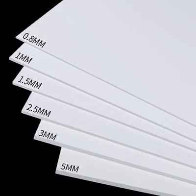 ABS Kunststoffplatte Weiß Schwarz Beige Flachplatte Stärken 0,5 mm bis 30 mm - Bild 1 von 4
