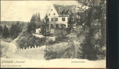 Gruenwald Muenchen Gruenwald Schlosswirtschaft x 1906