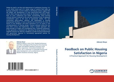 Adesoji Jiboye | Feedback on Public Housing Satisfaction in Nigeria | Buch