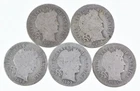 Better Lot 5 1906-D 1908-D 1898 1903-O 1905-S Barber Dime 0.50 Face *177