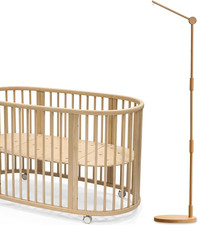 Wooden Floor-Standing Crib Mobile Arm Pro 61 Inches for Baby Nursery-Movable Bab