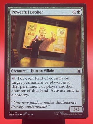 Powerful Broker Marvel Super Heroes Magic The Gathering MTG TCG CCG