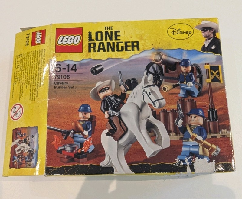 LEGO 79106 LONE RANGER: Disney Cavalry Builder Set Sealed.