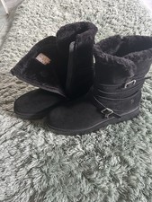 U.S. Polo ASSN Damen Stiefel Boots Echtleder Schwarz Größe 40