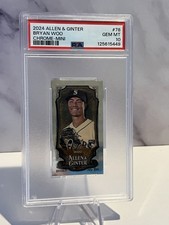 2024 Topps Allen & Ginter Bryan Woo Chrome Mini #78 Mariners RC PSA 10 💎 Pop1!