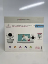Project Nursery 5" Hi-Def Baby Monitor System with 1.5" Mini Monitor - White