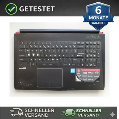 MSI GP62 6QF Handauflage Touchpad Tastatur Keyboard QWERTY