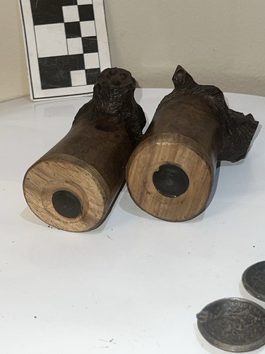 Antique African Indeginous wooden Wart Hog carvings - Picture 2 of 3