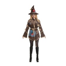NEW Spooktacular Creations Adult M Women Scary Scarecrow Halloween Costume
