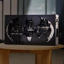 NEW 3981PCS Batman Batcave Shadow Box Building Block Set W/ FIGS