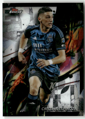 Topps Finest MLS 2024 Soccer No. 80 Cristian Espinoza