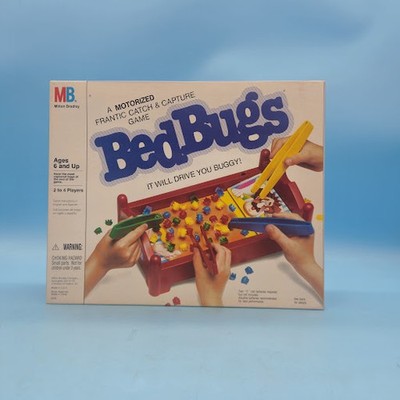 VTG Milton Bradley Bed Bugs Motorized Frantic Catch & Capture Game COMPLETE