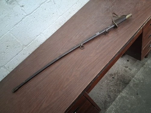 CIVIL WAR U.S. M1840 CAVALRY SABER & SCABBARD HORSTMANN & SONS PHILADELPHIA typ2