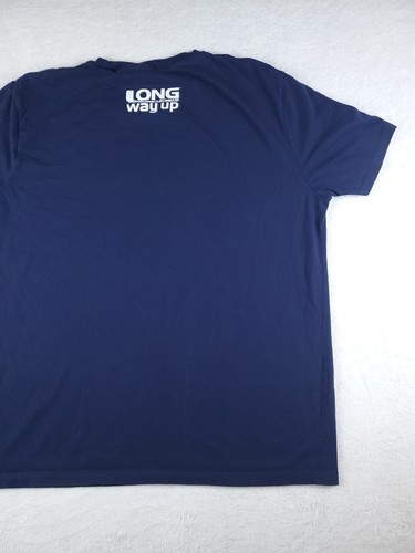 Long Way Up Tshirt 100% Organic Cotton Casual Crew Neck T-Shirt Size 2XL - Picture 11 of 17