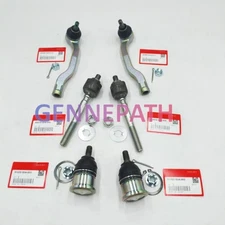 FOR HONDA CIVIC DEL SOL ACURA INTEGRA  6 pc FRONT TIE ROD KIT AND BALL JOINT OEM