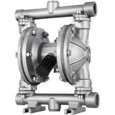 Air-Operated Double Diaphragm Pump 1/2"Inlet Outlet 304 Stainless Steel
