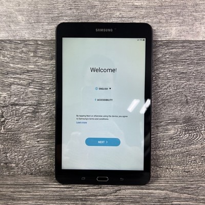 Samsung Galaxy Tab E 8'' 16GB Black SM-T377V Clean ESN Unlocked Very Good