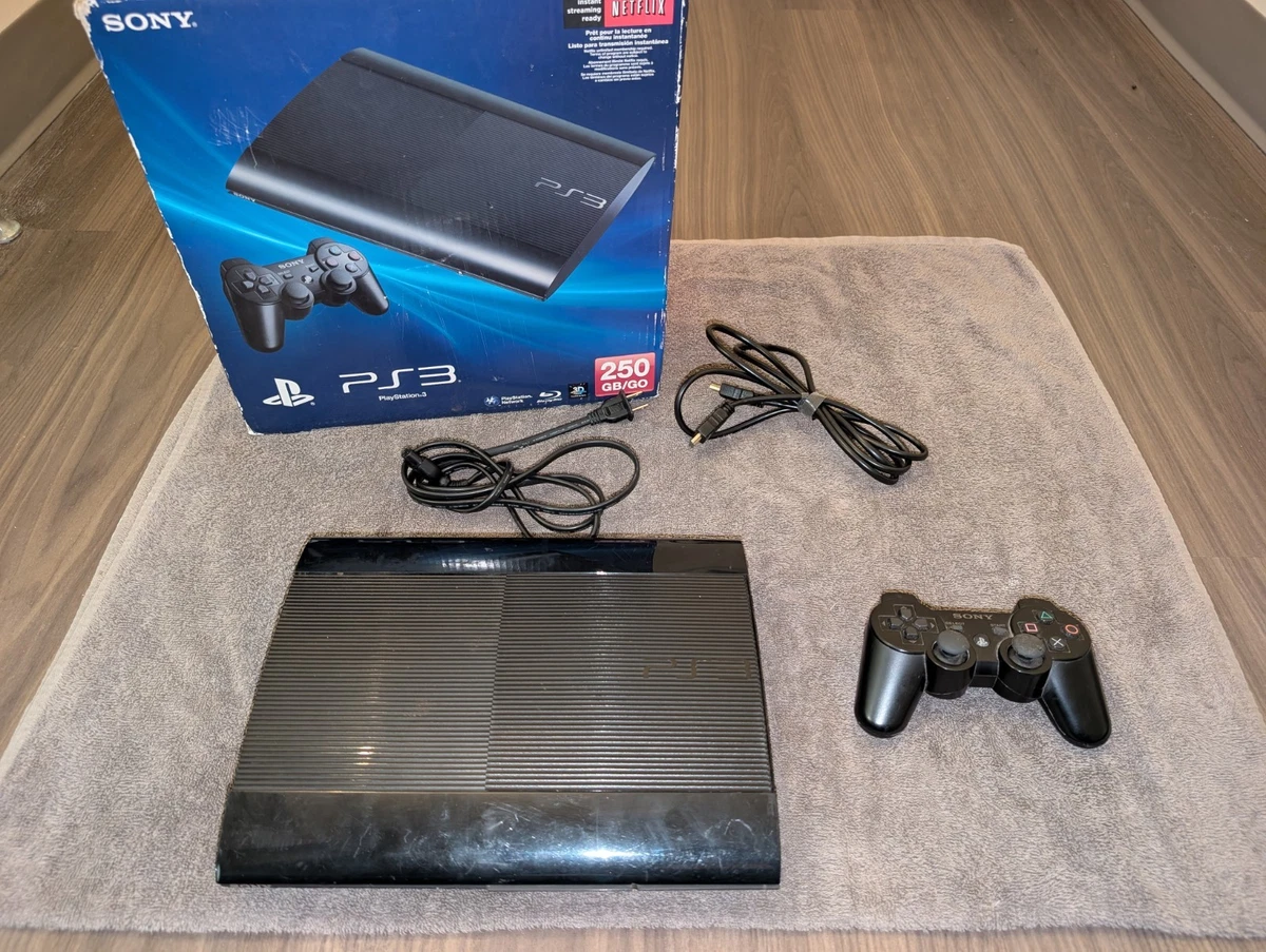 Sony PlayStation 3 - Super Slim Black Video Game Consoles for sale