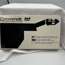 Coronamatic BLUE NYLON Typewriter Cartridge NEW In The Box thumbnail