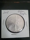 2008 American Silver Eagle BU 1 Oz Coin US $1 Dollar Uncirculated