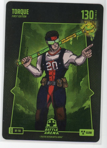 2025 Bo Jackson Battle Arena Update Torque Spencer Torkelson Glow Battlefoil