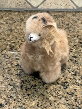 Handmade Baby Alpaca Plush - Authentic Alpaca Fur  Luxury Soft Collectible 5  