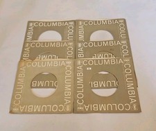 45 RPM 7" RECORD SLEEVES CO. SLEEVE 6 PACK SEE PHOTO Columbia Records SLV376 