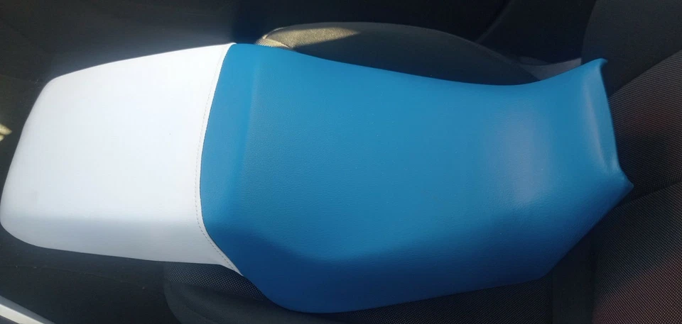 Sella x Cagiva Freccia C12 Bianca Rifoderata a Nuovo! Perfetta - Imagen 2 de 3