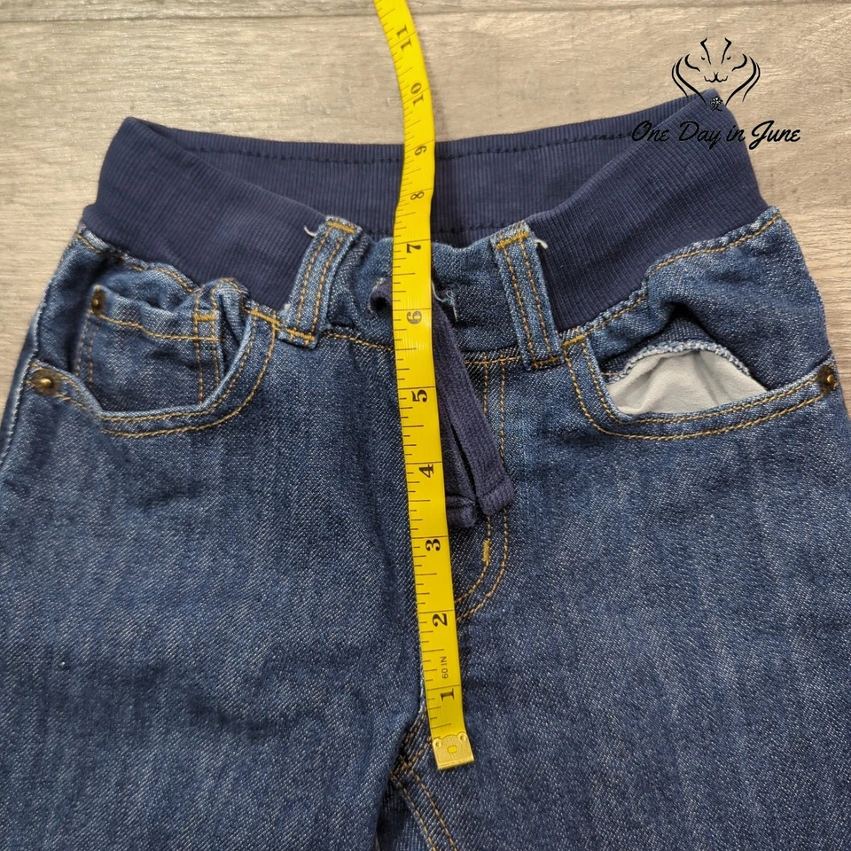 Pantalones de mezclilla Crazy8 con cordón de pierna recta talla 6 Foto 4 de 4