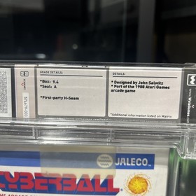 🕹️ NES Cyberball &ndash; WATA 9.4 A Sealed &ndash; Top Pop! Arcade Football Rarity ⚡