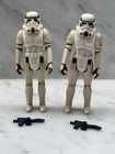 Vintage Star Wars Stormtrooper action figure original KENNER 1977 2 figures
