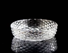 Waterford Vanity Round Jewelry Tray Trinket Dish Elegant Vintage Crystal Signed